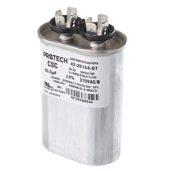 Rheem 43-25134-07 Capacitor - 20/370 - 43-25134-0