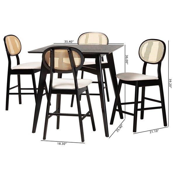 Baxton Studio 35.4" W X 36" L X 35.4" H - 235-13311-13287-ZORO