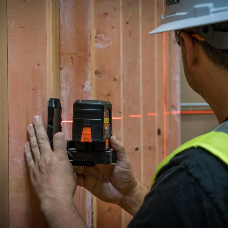 Klein Tools Laser Level, Self-Leveling Red Cross-Line Level and Red Plumb Spot (93LCLS) - 93LCLS