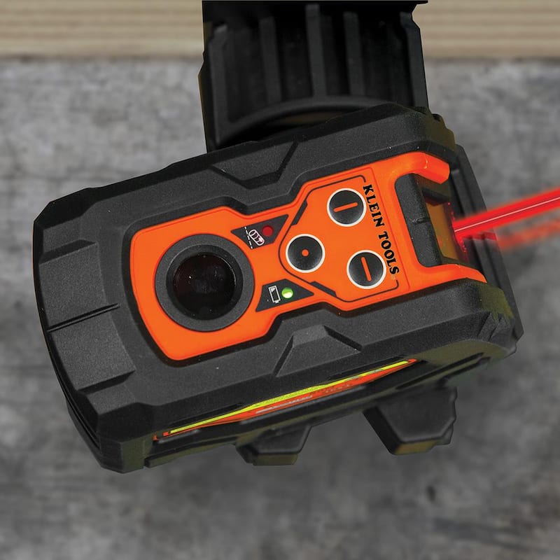 Klein Tools Laser Level, Self-Leveling Red Cross-Line Level and Red Plumb Spot (93LCLS) - 93LCLS