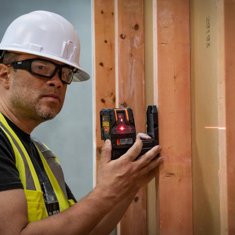 Klein Tools Laser Level, Self-Leveling Red Cross-Line Level and Red Plumb Spot (93LCLS) - 93LCLS