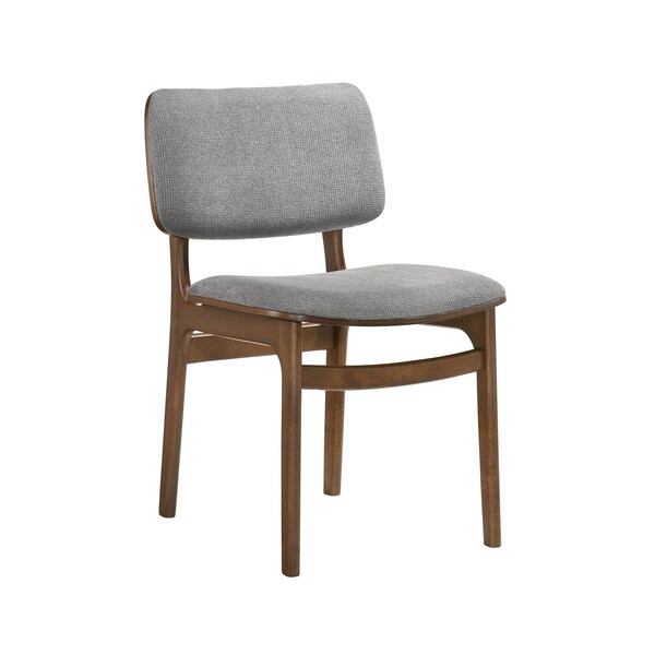 Armen Living Cirque and Lima 5 Piece Walnut Round Dining Set - SETCQDIWA5D