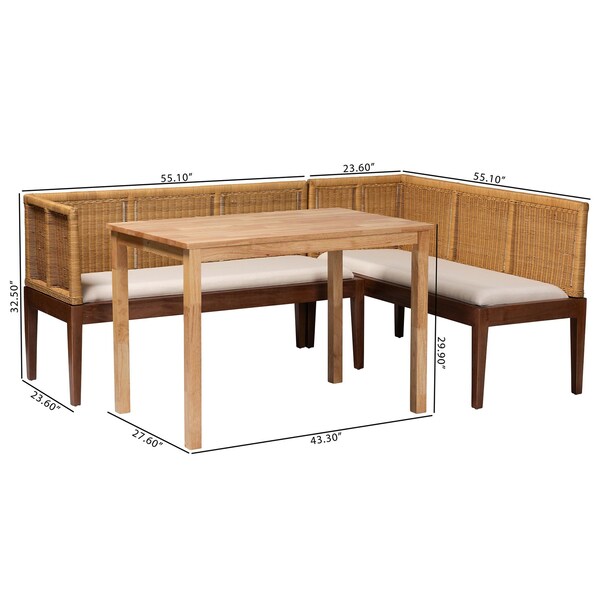 Bali & Pari 78.7" W X 32.5" L X 55.1" H - 243-13540-13540-13423-ZORO