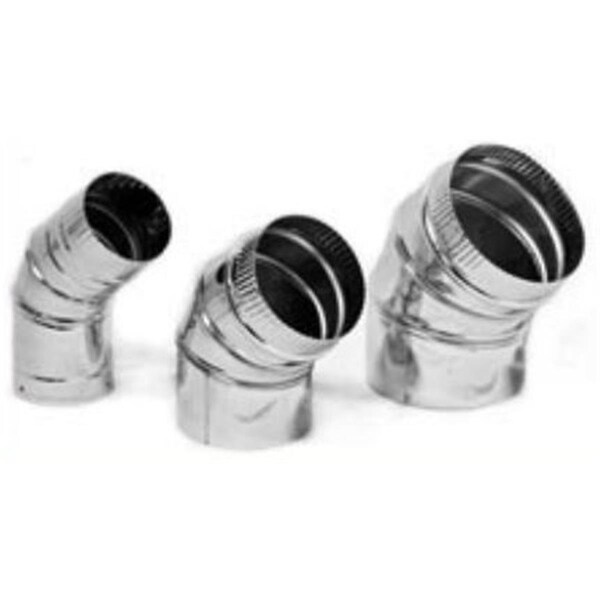Dickinson Marine Dickinson Marine 18-040 5 in. x 45 Degree Stainless Steel Elbow - 18-040