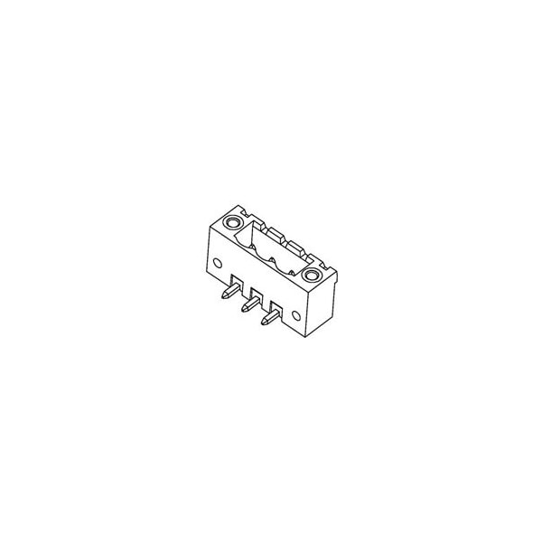 Molex 5.08Mm Euro Header Ra Me Ht Blk 3Ckt - 395364003
