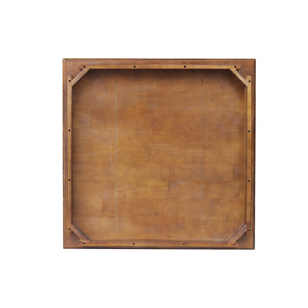 International Concepts Square Solid Wood Top Table, Espresso, 36 in W, 36 in L, 30 in H, Wood, Espresso - K581-3636-30S