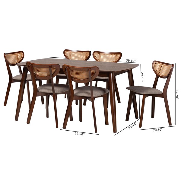 Baxton Studio 59.1" W X 29.5" L X 35.4" H - 236-13290-13282-ZORO