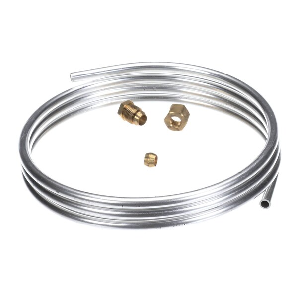 York Pilot Tubing Kit, 1/4in x 60in, Aluminum - S1-11-293