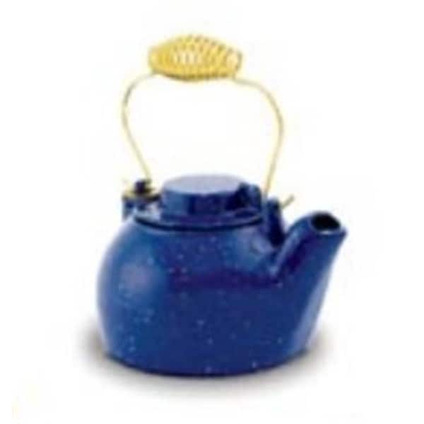 Minuteman Minuteman T-16-BL 2.5 Quart Cast Iron Humidifying Kettle - Blue - T-16-BL
