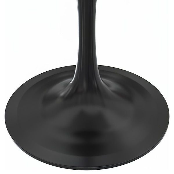 Leisuremod Square 27.56 in W, 29.35 in L, Resin/Stainless Steel, White - VT20BL-S27WMR