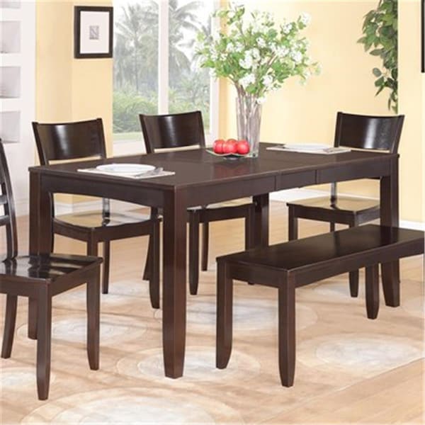 Wooden Imports Furniture Llc Wooden Imports Furniture LY-T-CAP Lynfield Rectangular Dining Table - Cappuccino - LYT-CAP-T