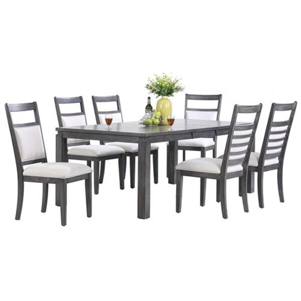 Sunset Trading Shades of Gray 7 Piece Dining Set - DLU-EL9282-C90-7PC
