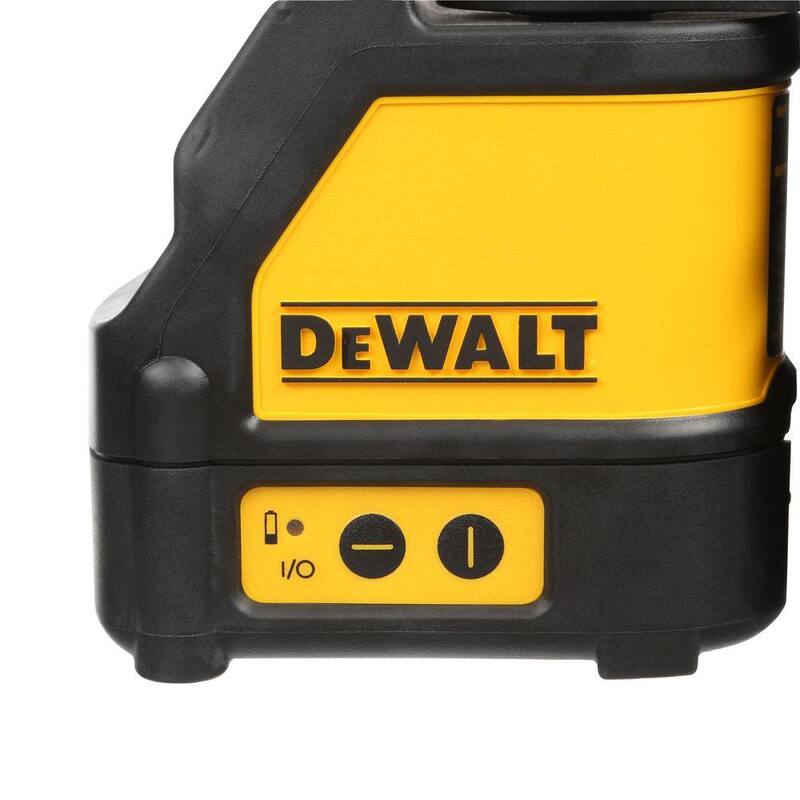 DEWALT 165 ft. Red Self-Leveling Cross-Line Laser Level Kit and 9 ft. x 1/2 in. Pocket Tape Measure with Magnetic Back - DW088K-QUW33028