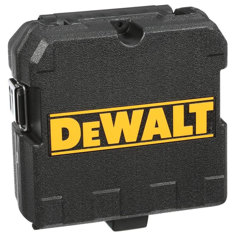DEWALT 165 ft. Red Self-Leveling Cross-Line Laser Level Kit and 9 ft. x 1/2 in. Pocket Tape Measure with Magnetic Back - DW088K-QUW33028