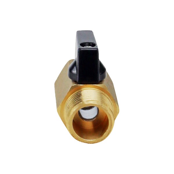 Everflow MIPxFIP Boiler Trim Isolation Valve, Air Vent Isolator, Forged Brass 1/8" - 1818MF