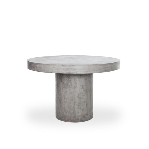 Moes Cassius Fiberstone Dining Table, Dark Grey - BQ-1002-25-0