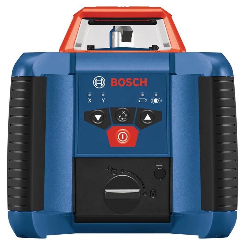 Bosch REVOLVE 2000 ft. Horizontal Rotary Laser Self Leveling Complete Kit with Manual Dual Slope - GRL2000-40HK