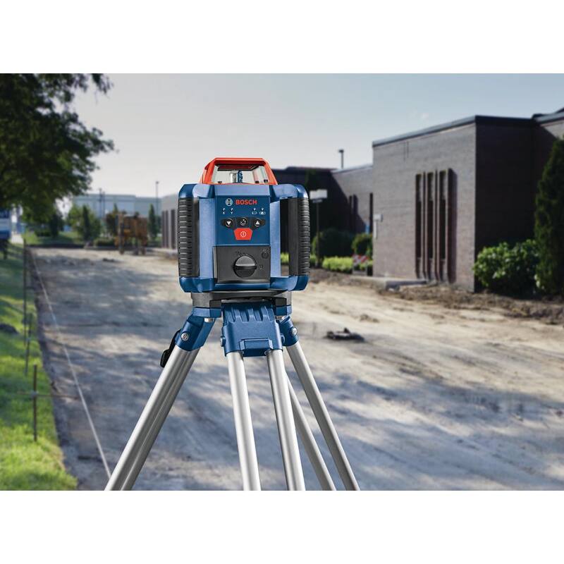 Bosch REVOLVE 2000 ft. Horizontal Rotary Laser Self Leveling Complete Kit with Manual Dual Slope - GRL2000-40HK