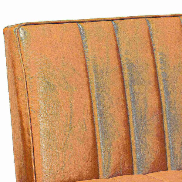 Baxton Studio Daymond Mid-Century Modern Tan Faux Leather and Walnut Brown Finished Wood 3-Piece Dining Nook Set - 186-11352-9305-ZORO