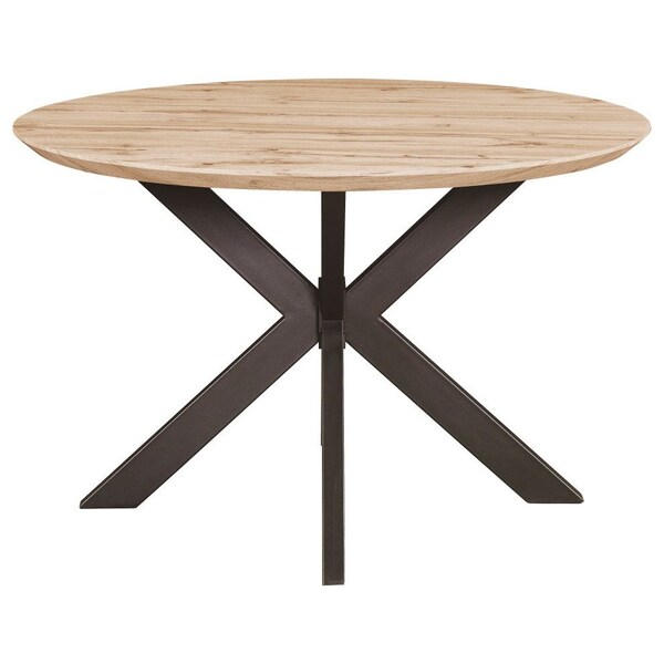 Leisuremod Round 47 in W, 30 in L, MDF/Metal, Maple - RTX47M