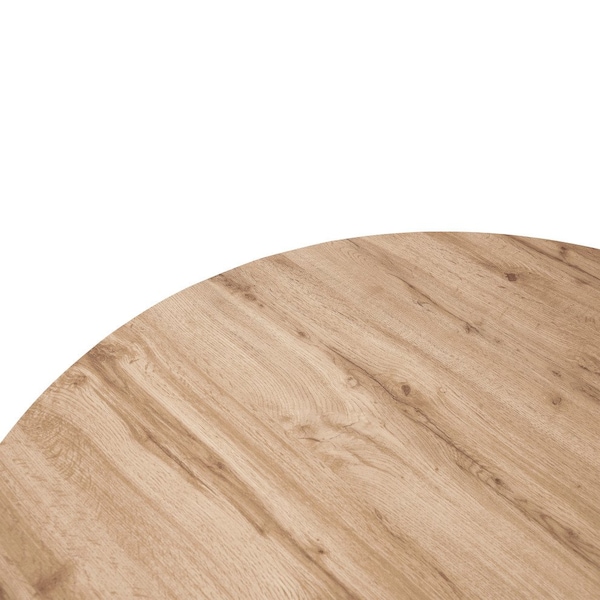 Leisuremod Round 47 in W, 30 in L, MDF/Metal, Maple - RTX47M