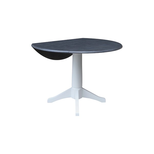Whitewood Industries Extension Dining Tables, 45 in L, 38 in H, Parawood - K05-42DPT-27B