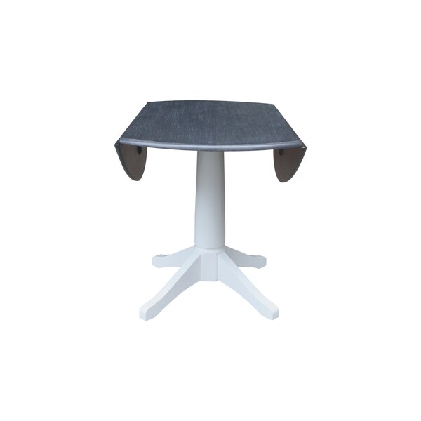 Whitewood Industries Extension Dining Tables, 45 in L, 38 in H, Parawood - K05-42DPT-27B