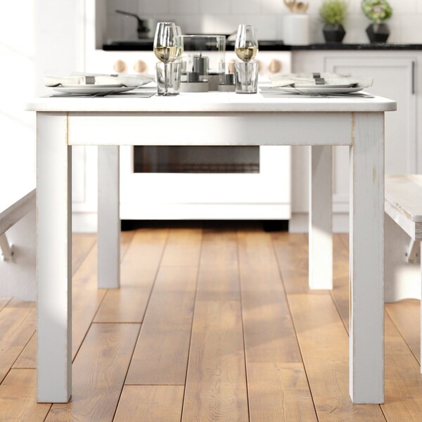 Flash Furniture Rectangle 38" W, 60" L, 29.5" H, Wood, Wood Grain - XA-F-60X38-WH-GG