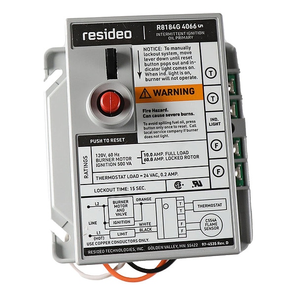 Honeywell Home TRADELINE 120V 60HZ S-SWITCH 15 SEC - R8184G4066