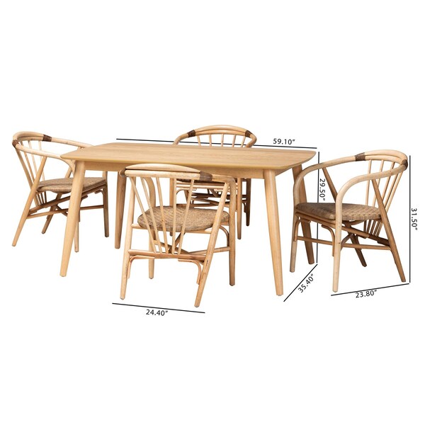 Baxton Studio 59.1" W X 29.5" L X 35.4" H - 234-12832-13283-ZORO