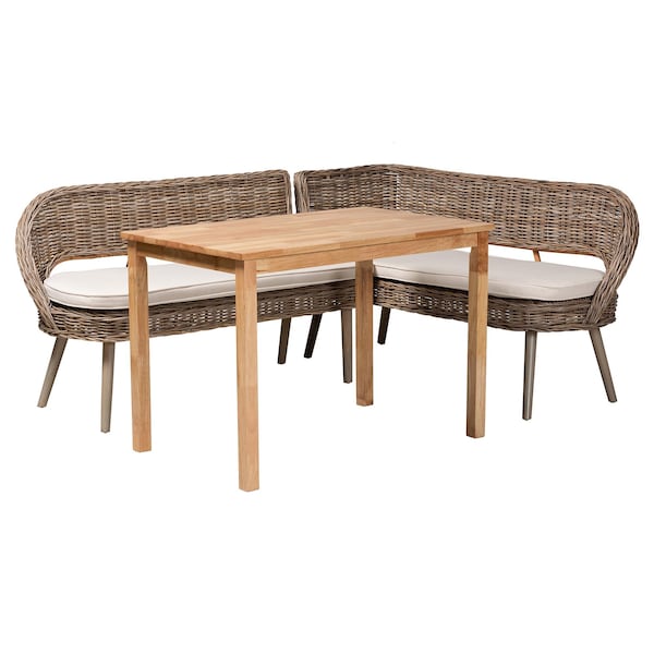 Bali & Pari 76.7" W X 32.3" L X 62.6" H - 242-13542-13543-13423-ZORO