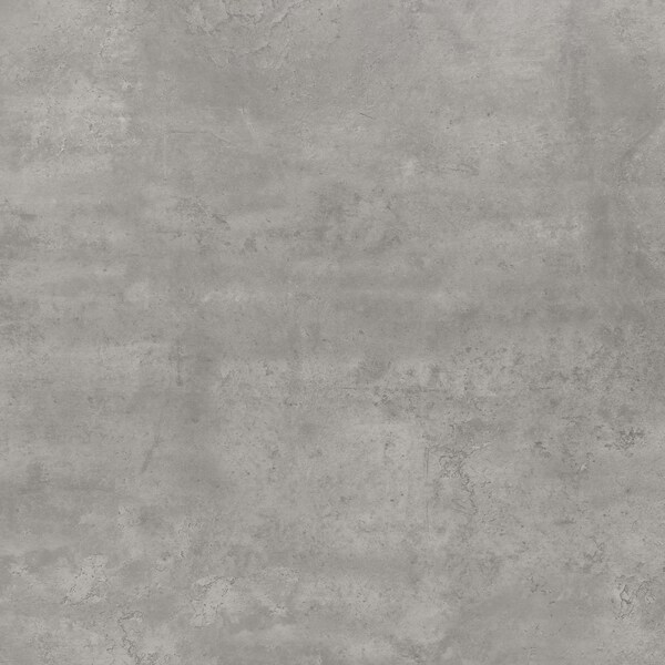 Armen Living Coronado Contemporary Dining Table in Gray Powder Coated Finish with Cement Gray Top - LCCDDIBE