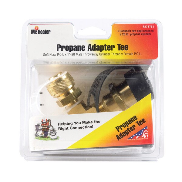 Mr. Heater Mr. Heater Brass Cylinder Adapter - F273751