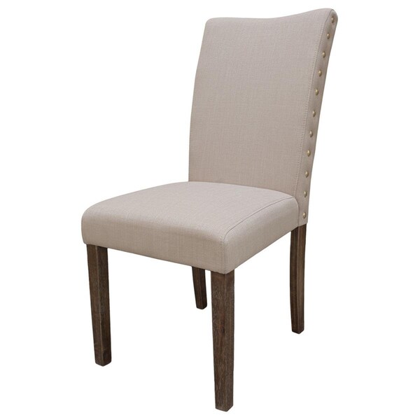 Kd Gabinetes Carey Antique-Style Natural Oak Side Chairs, Antique Natural & Oak - Set of 2 - KD2194448