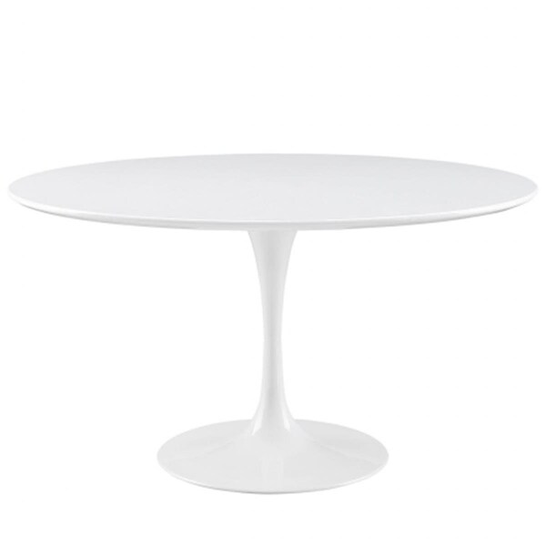 East End Imports Lippa 54 in. Dining Table, White - EEI-1119-WHI