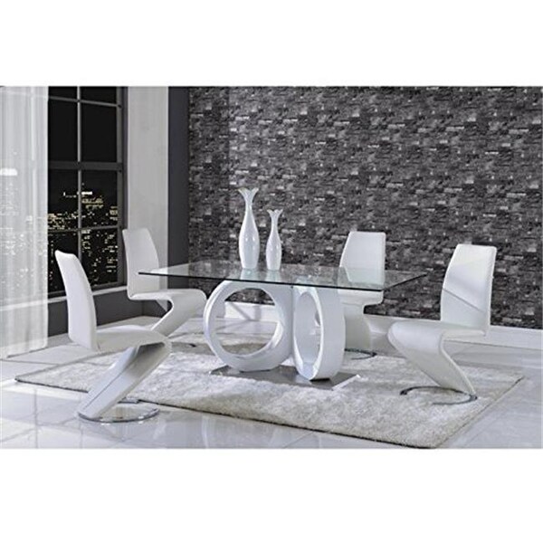 Global Furniture Usa Global Furniture USA D9002DT M Dining Table; White - D9002DT (M)