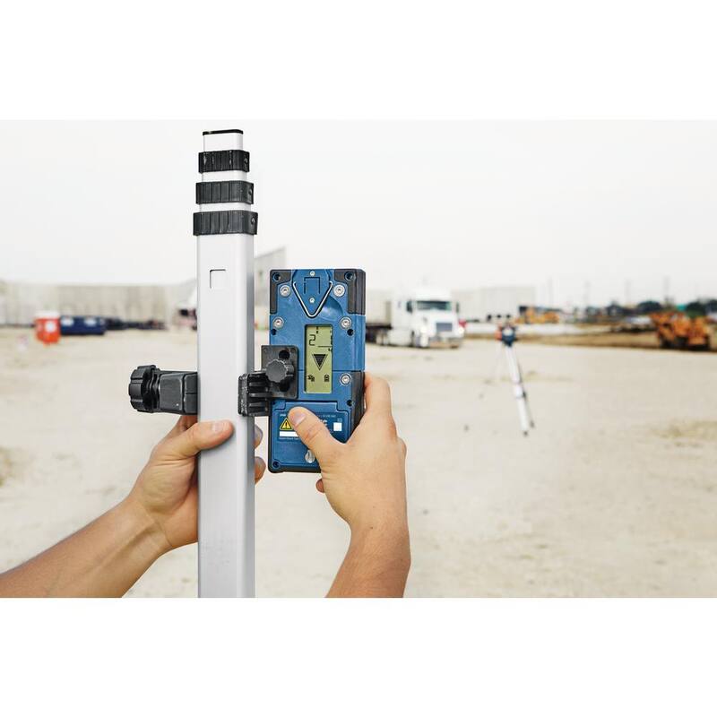 Bosch REVOLVE 4,000 ft. Connected Dual Power Battery Self-Leveling Horizontal/Vertical Rotary Laser Level Kit - GRL4000-80CHVKS