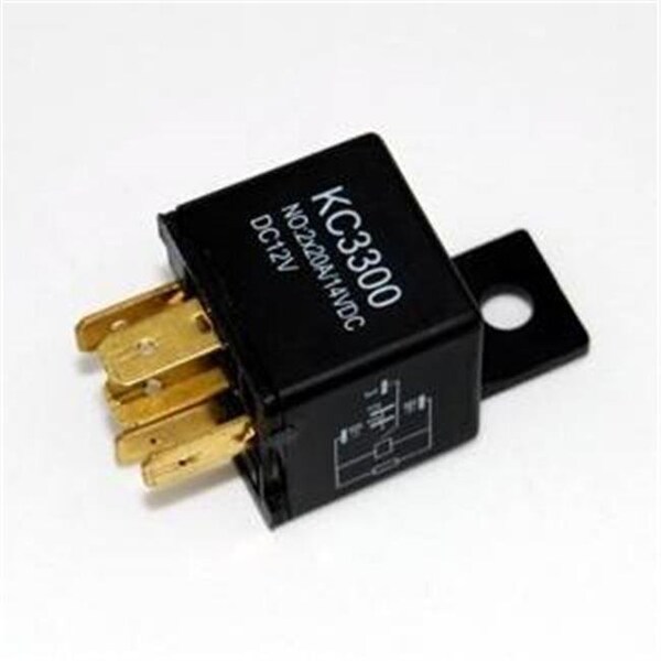 Kc Hilites KC Hilites 3300 40A 5 Pole Relay Kit - Black - KCH3300