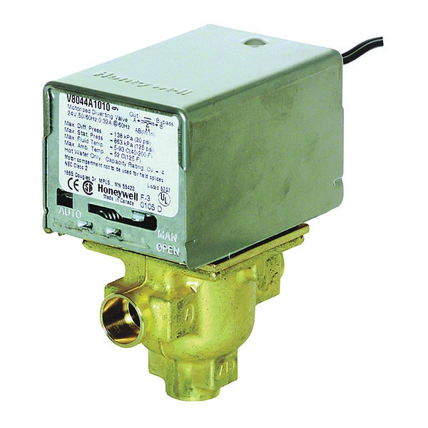 Honeywell Home DIVERTING VALVE 120/60, 1/2" SWEAT - V4044A1019