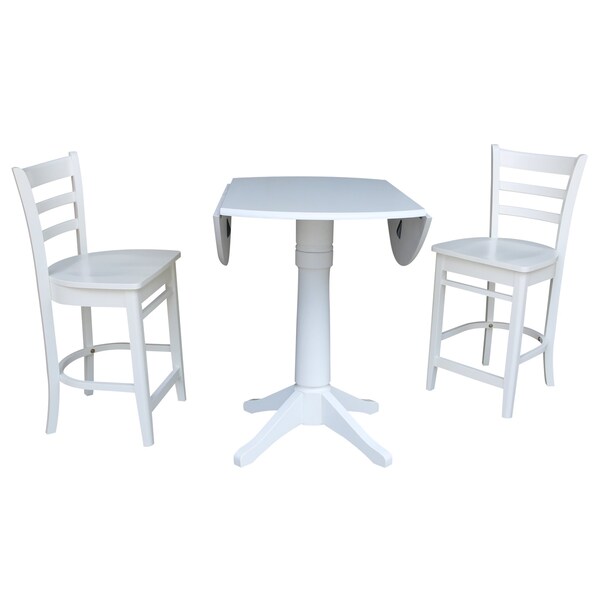 Whitewood Industries Extension Dining Tables, 45 in L, 38 in H, Parawood - K08-42DPT-27-S6172-2