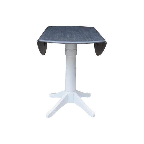 Whitewood Industries Extension Dining Tables, 45 in L, 38 in H, Parawood - K05-42DPT-27B-6B