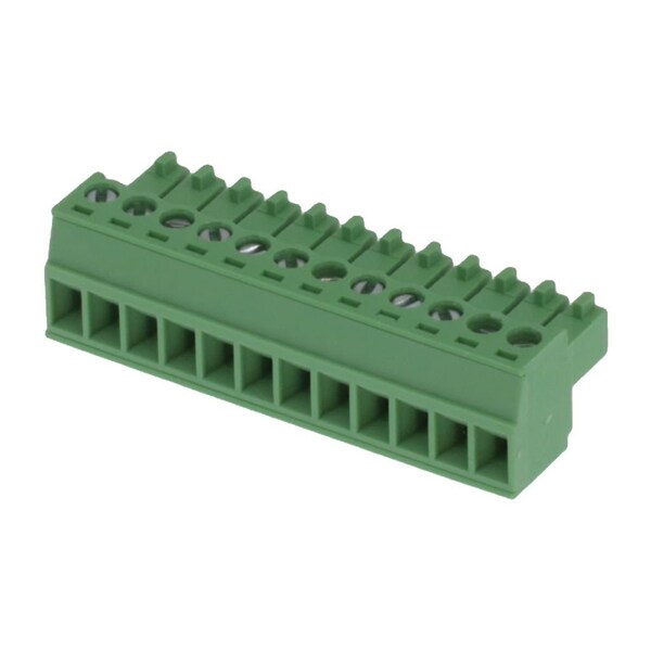 Molex Pluggable Terminal Blocks 3.5Mm Euro Plug Ra G Ro Plug Ra Grn 12Ckt - 395005012