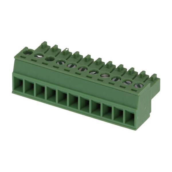 Molex Pluggable Terminal Blocks 3.5Mm Euro Plug Ra G Ro Plug Ra Grn 11Ckt - 395005011