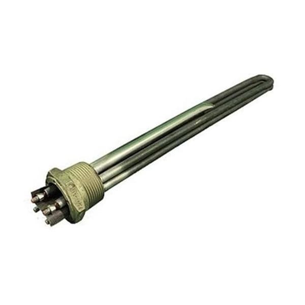 Generac Generic 62-1.25-2 Screw Plug 1.25 in. NPT 6.0KW Dual Element 230V Heater Element - 12 in. Immersion - 62-1.25-2
