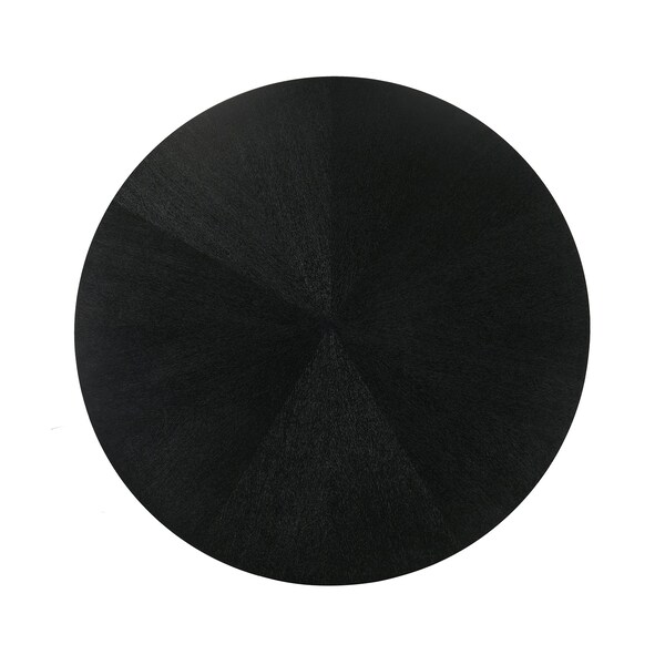 Armen Living Cirque and Jackie 5 Piece Black Round Dining Set - SETCQDIBLK5E