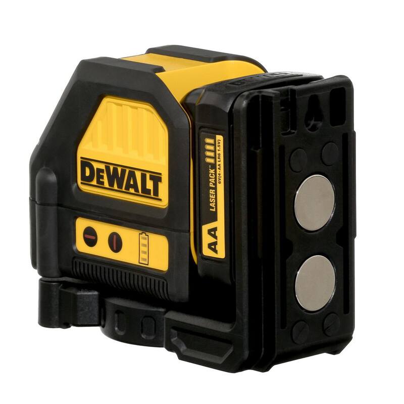 DEWALT 12V MAX Lithium-Ion 165 ft. Red Self-Leveling Cross-Line Laser Level with (AA) Starter Kit and Case - DW088LR