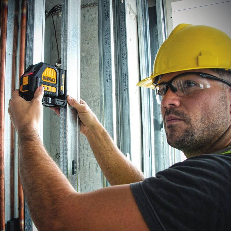 DEWALT 12V MAX Lithium-Ion 165 ft. Red Self-Leveling Cross-Line Laser Level with (AA) Starter Kit and Case - DW088LR