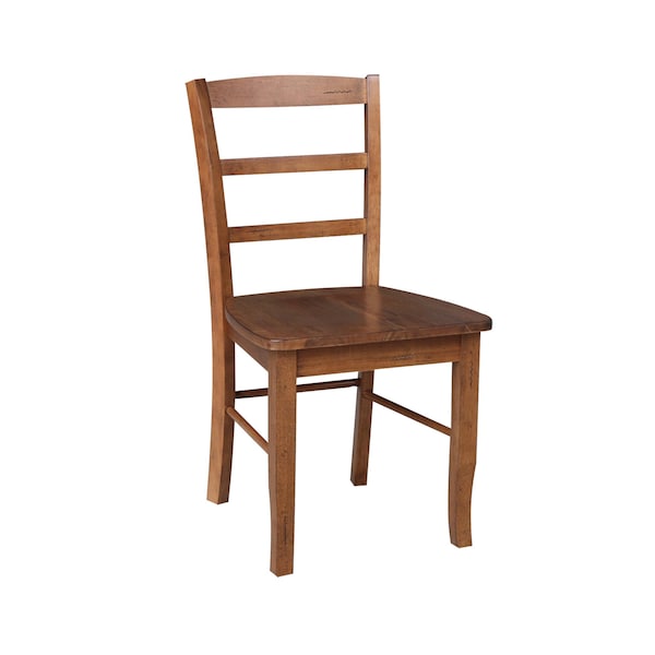 International Concepts 42 in. Dual Drop Leaf Dining Table with 2 Madrid LadderBack Chairs - K42-42DP-C2-2