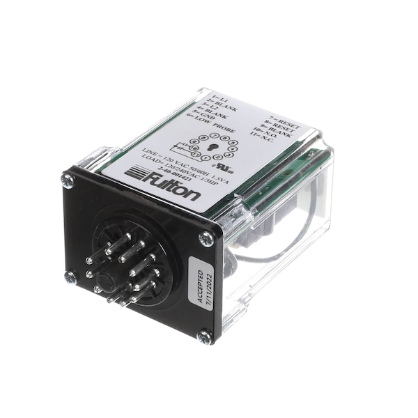 Fulton Relay, 4-Pin, 120/240VAC, 50/60Hz, 1.5VA, 1/3 HP,  - 2-40-001421