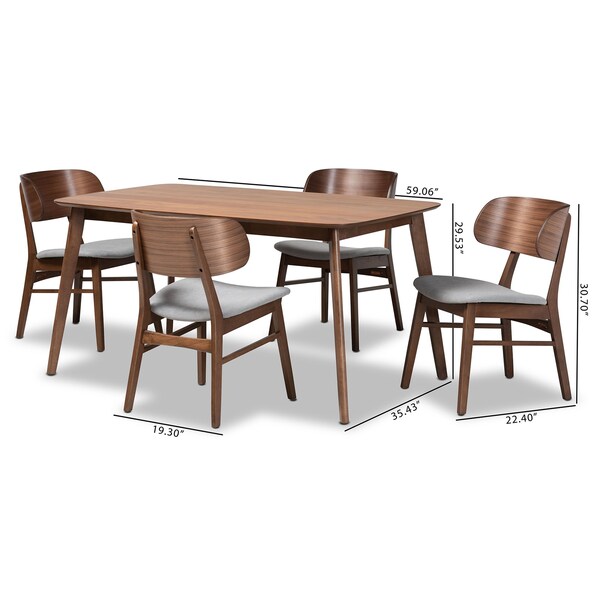 Baxton Studio 59.06 W X 35.43 L X 29.53 H - 191-11707-7946-ZORO